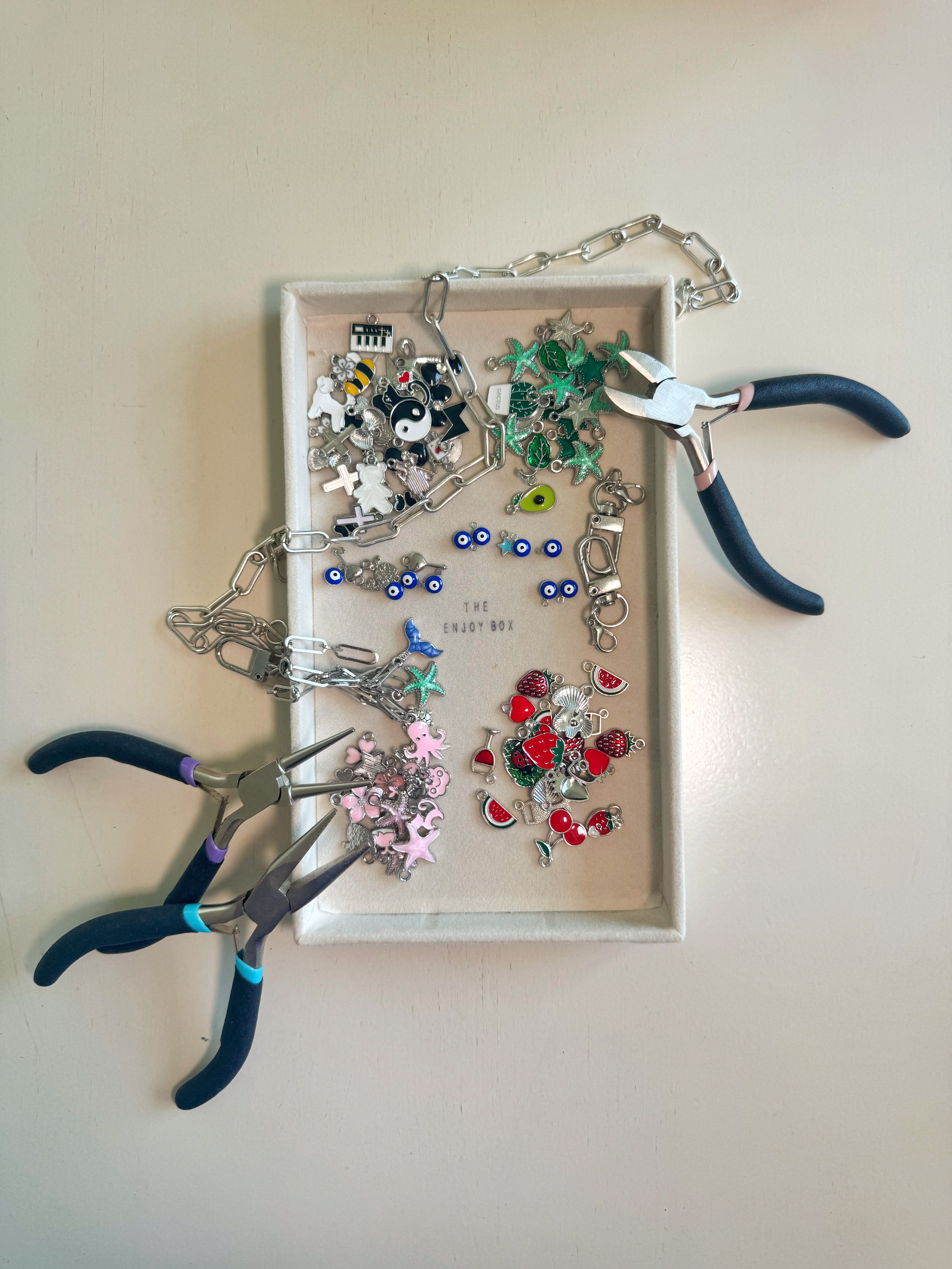 Keychain Charms Silver