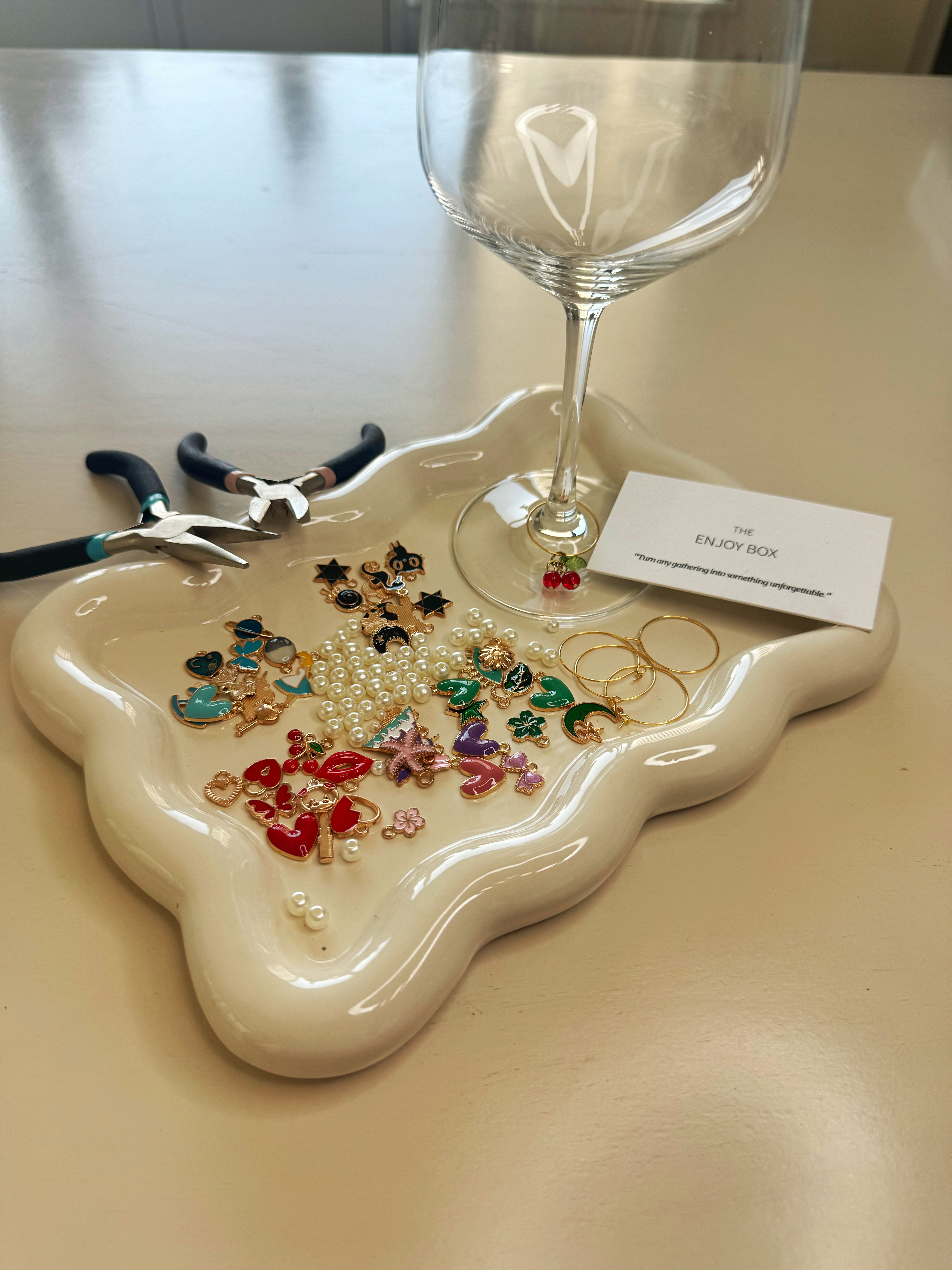 Wine Charms Gold