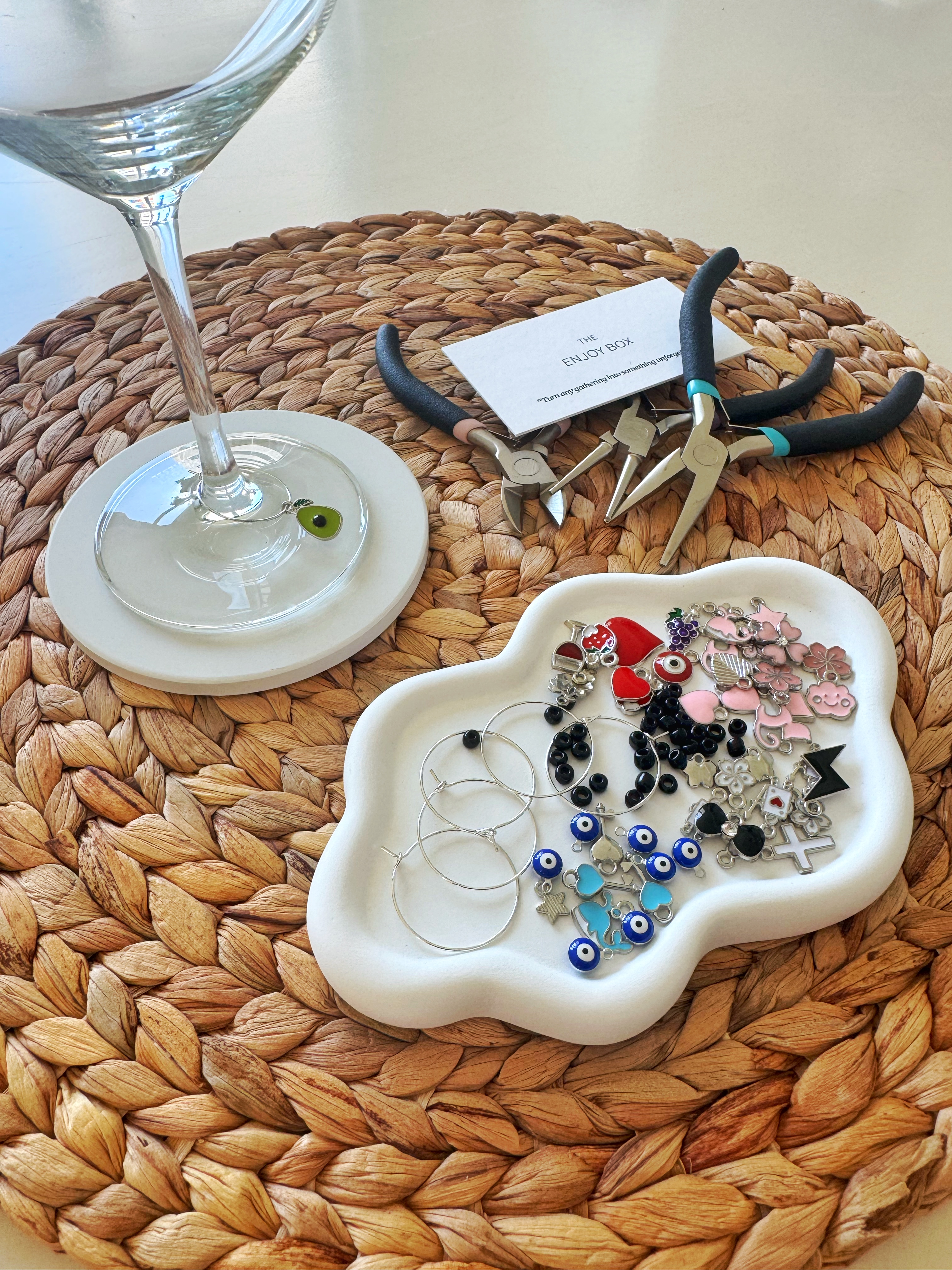 Wine Charms Silver